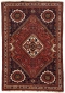 Preview: Perserteppich Shiraz rot (110x162cm)