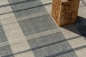 Preview: Teppich B&C in/outdoor Zona Block Check denim 497408