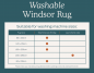 Preview: MonTapis waschbarer Teppich Windsor Vintage green