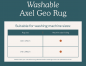 Preview: Machine washable Rug MonTapis Axel Geo multi