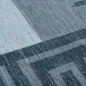 Preview: MonTapis waschbarer Teppich Lawson blau