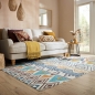 Preview: Machine washable Rug MonTapis Lyle Aztek