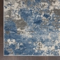 Preview: Teppich Nourison Textures 08 grau blau