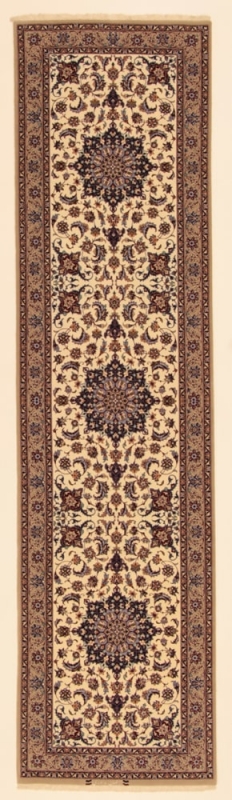 Perserteppich Isfahan a.Seide hell (76x293cm)
