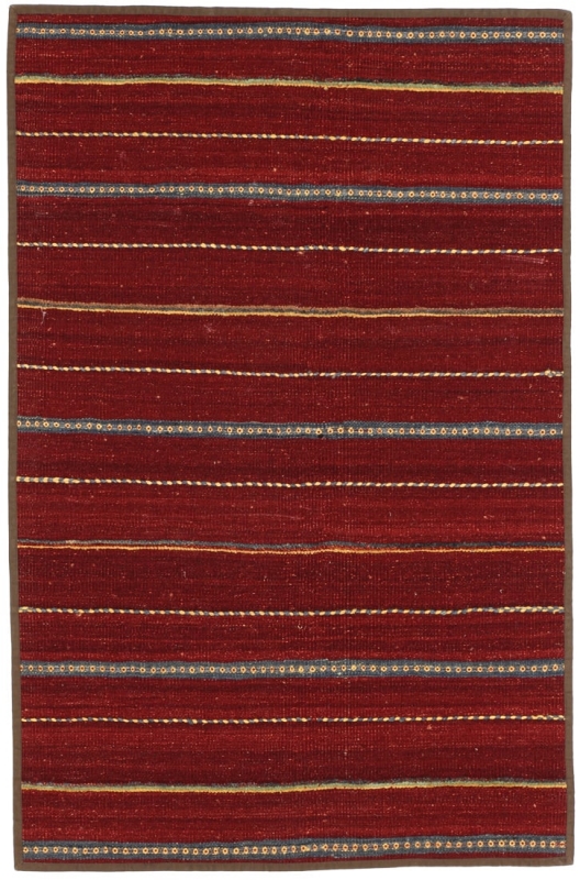 Perserteppich Kelim Stripe rot (101x154cm)