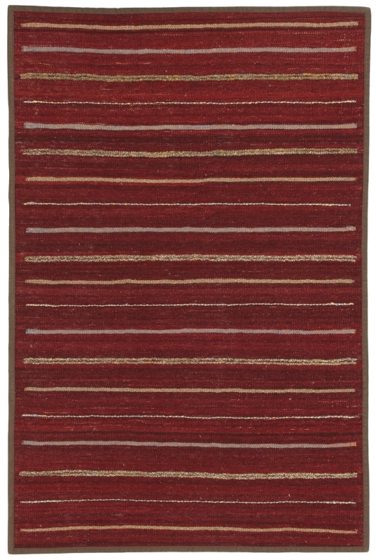 Perserteppich Kelim Stripe rot (98x148cm)