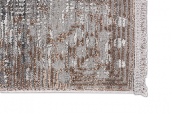 Rug Astra Vercelli border point silver cream