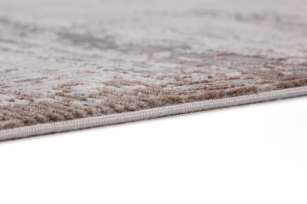 Rug Astra Vercelli border point silver cream