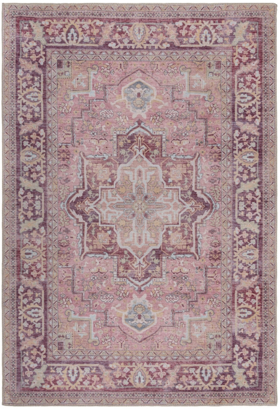 MonTapis waschbarer Teppich Windsor Vintage pink