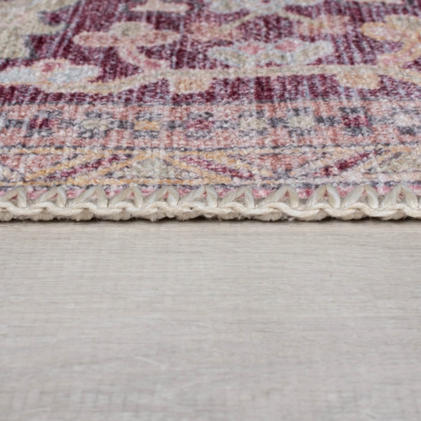 MonTapis waschbarer Teppich Windsor Vintage pink