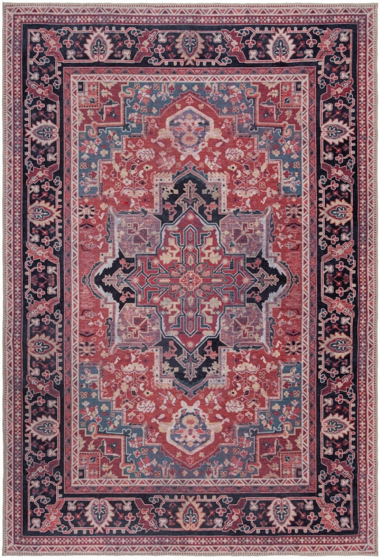 MonTapis waschbarer Teppich Windsor Vintage red