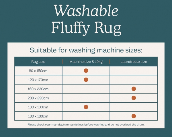 Machine washable Rug MonTapis Snuggly natural