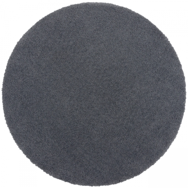 MonTapis waschbarer Teppich Snuggly grey - rund