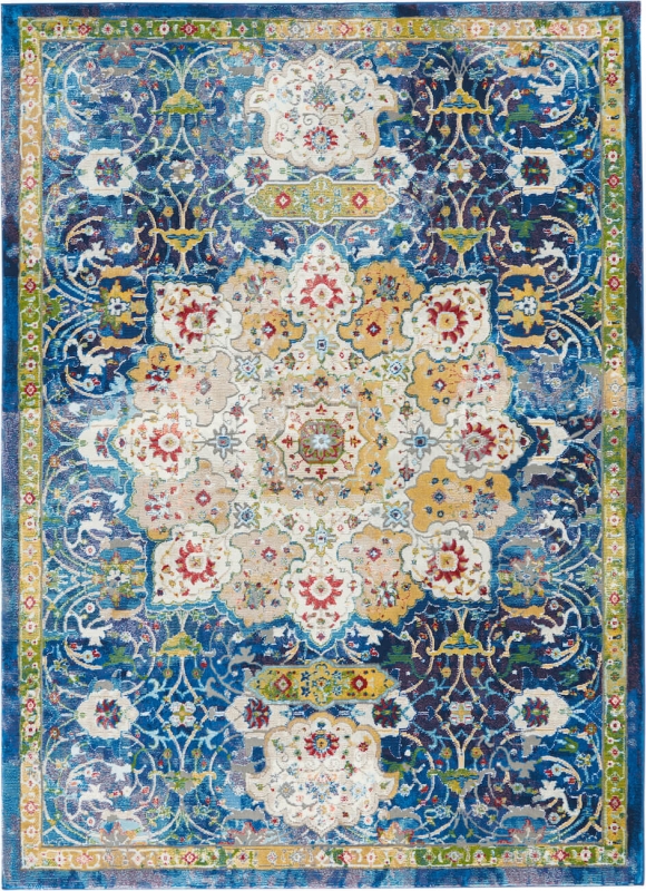Teppich Nourison Adana 03 blau
