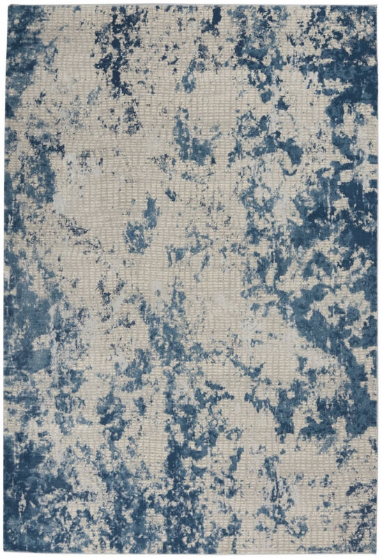 Teppich Nourison Textures 16 grau blau