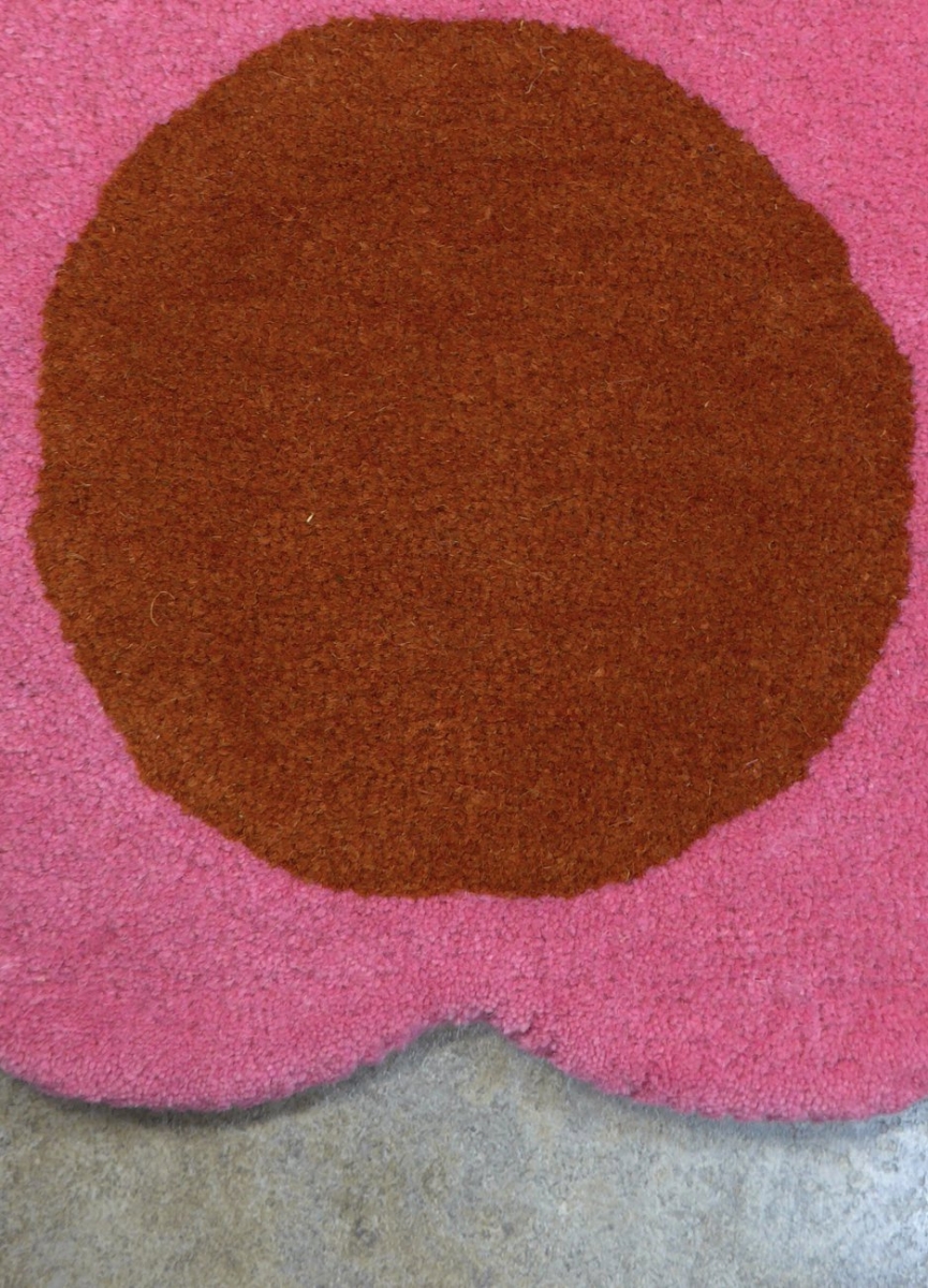 Teppich Orla Kiely Flower Spot pink/red 158400