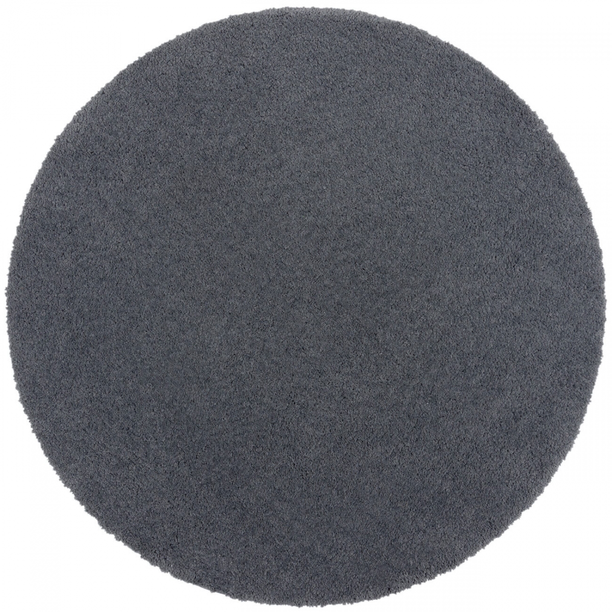 Machine washable Rug MonTapis Snuggly grey - round