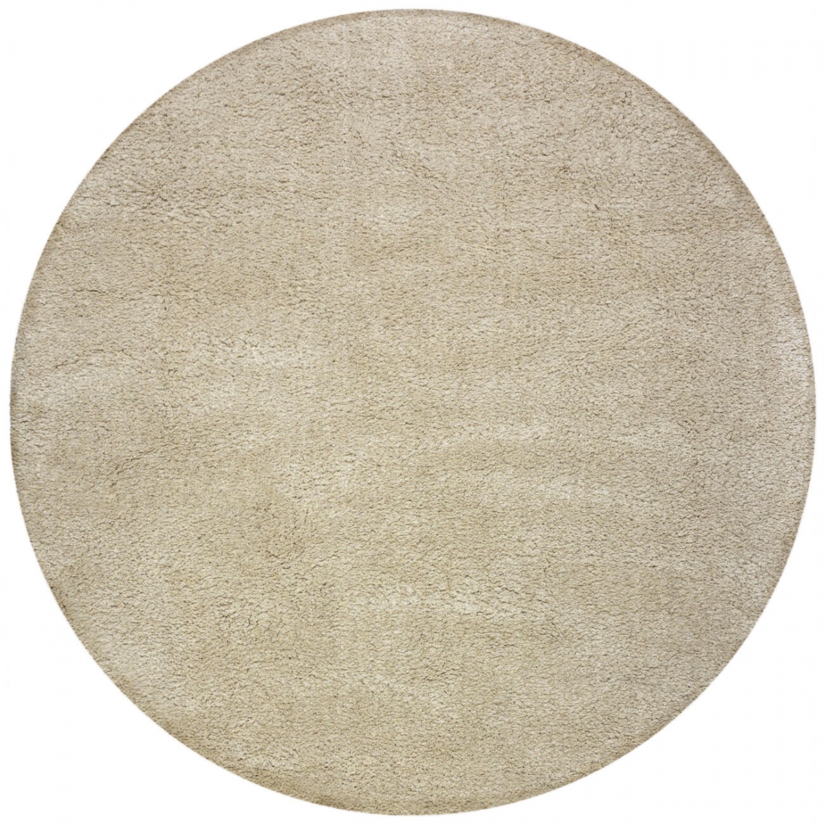 Machine washable Rug MonTapis Snuggly natural - round