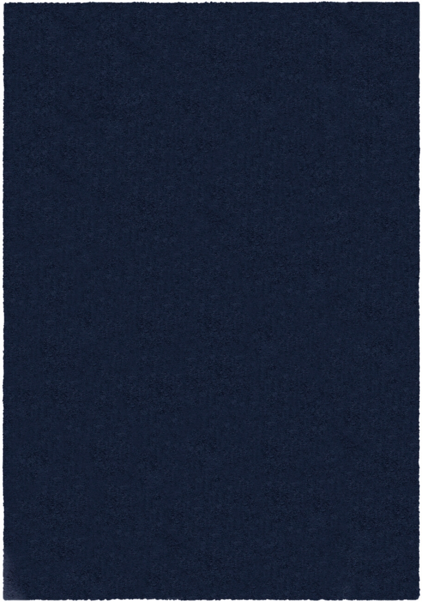 Machine washable Rug MonTapis Snuggly navy