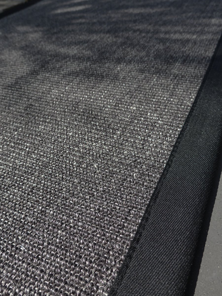 custom made carpet Kisa 017 black mottled